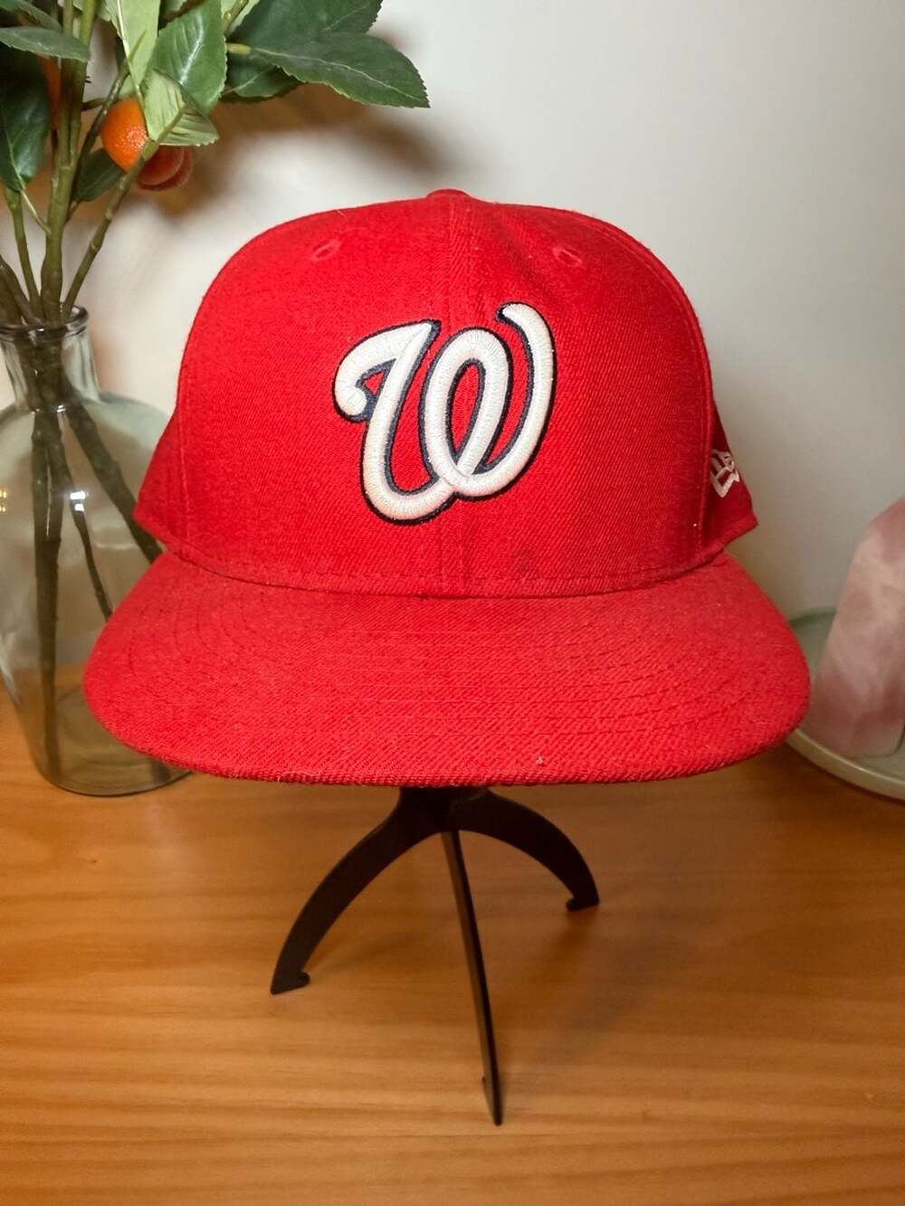 New Era Washington Nationals Red MLB Fitted Hat
